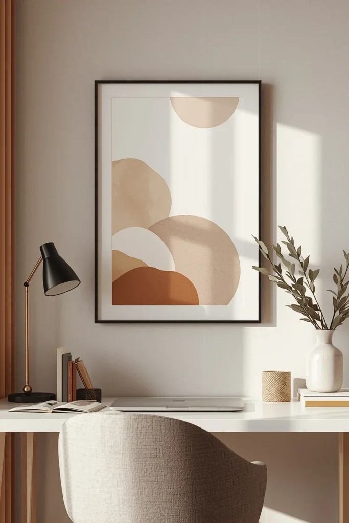 Abstract Printable Wall Art for Creative Workspaces