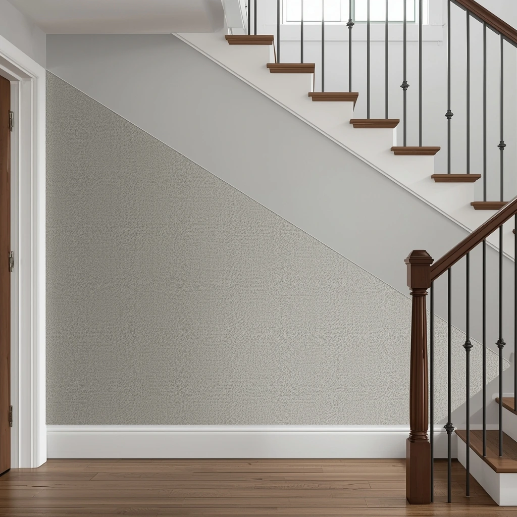 Accent Wall Under the Stairs
