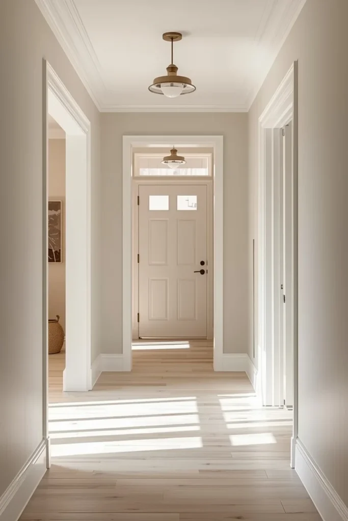 Best Neutral Paint Colors for Entryways and Hallways