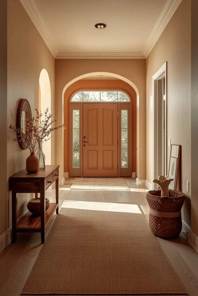 Best Warm Paint Colors for Welcoming Entryways
