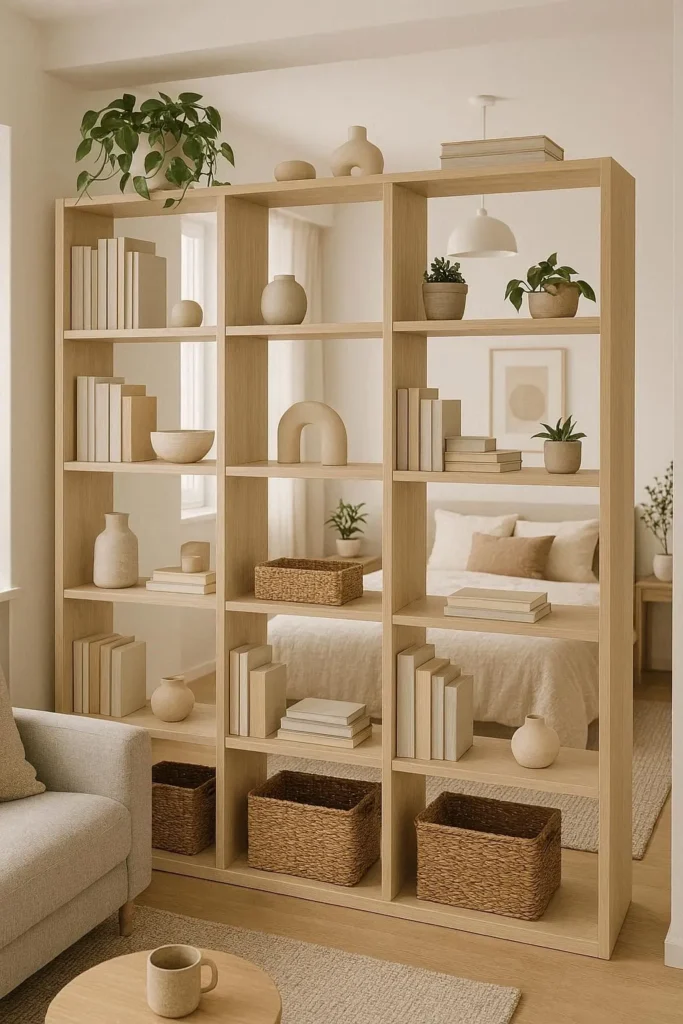 Bookshelf Wall Dividers