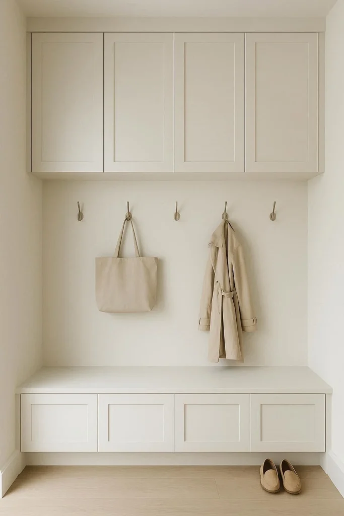 Cabinet Style Wall Storage for a Clean Look