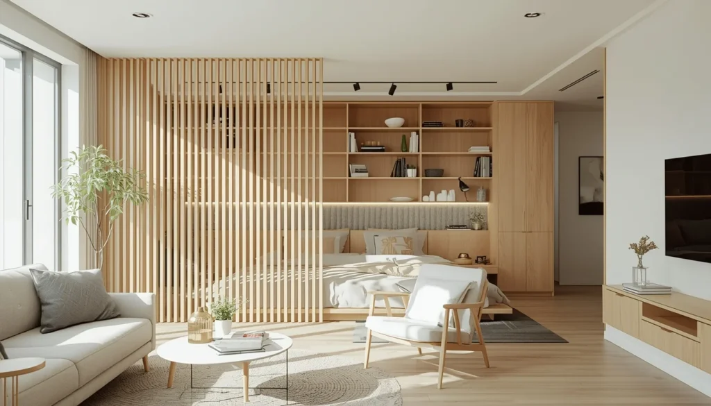 Clever Wall Divider Ideas for Small Apartments