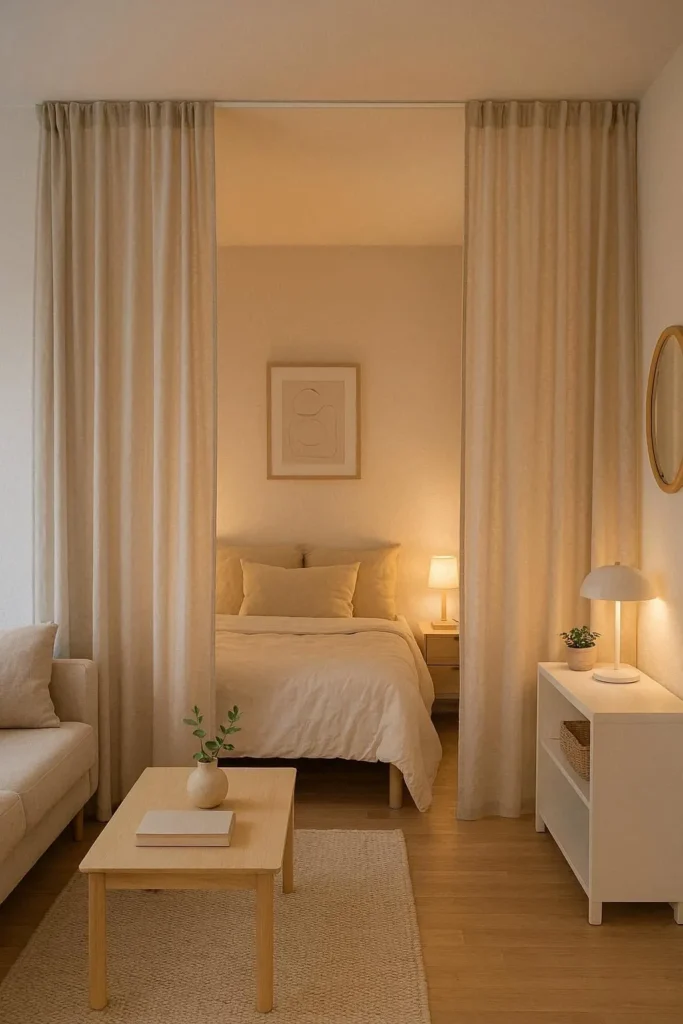 Curtain Dividers for Soft Separation