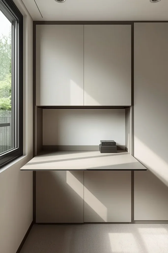Fold-Down and Pull-Out Wall Storage Solutions