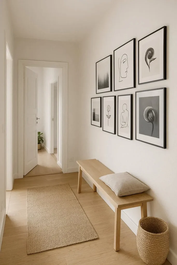 Hallway and Entryway Gallery Walls