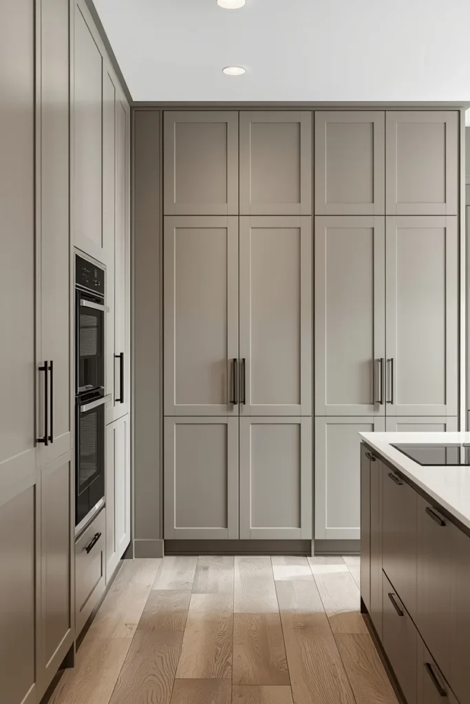 Kitchen Wall Storage That Looks Seamless