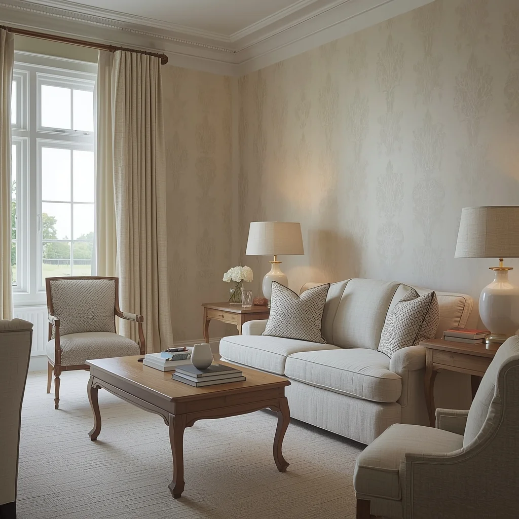 Light Damask and Traditional Patterns