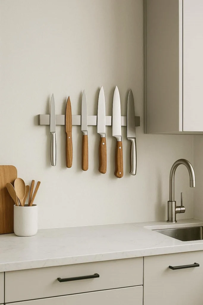 Magnetic Knife Strips for a Clean, Modern Look