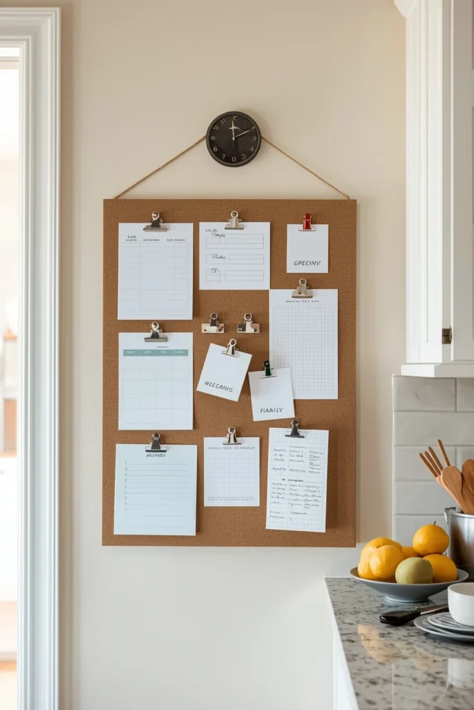 Magnetic Wall Boards for Meal Planning