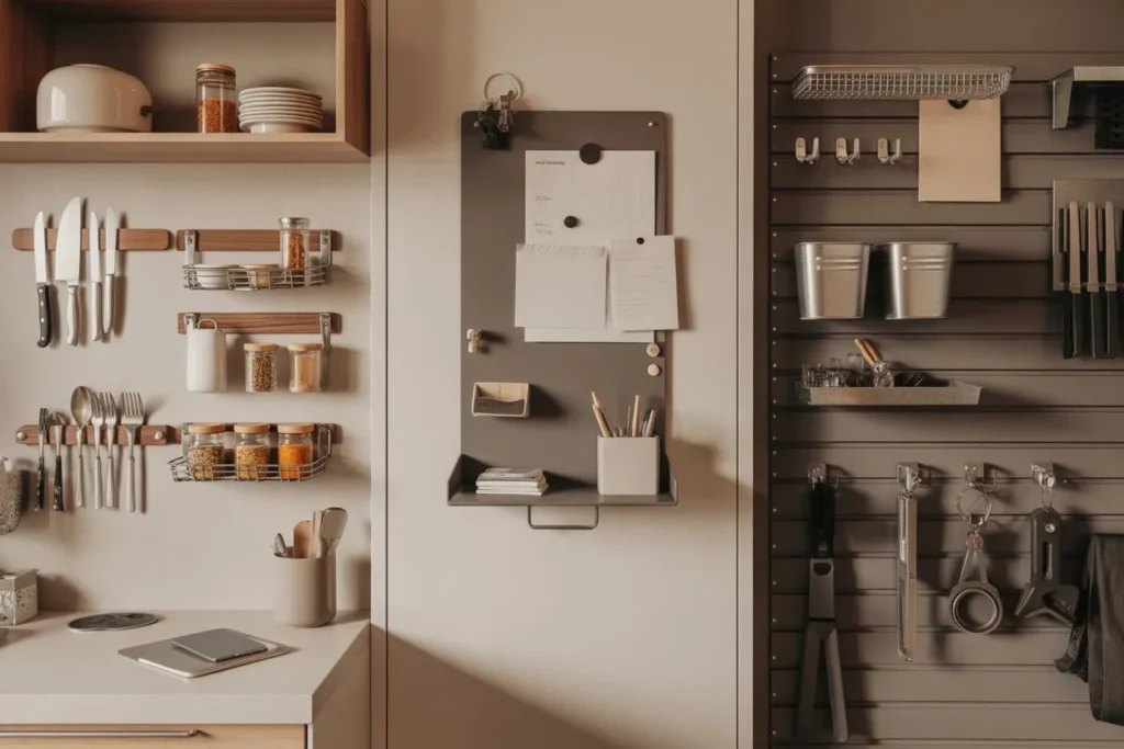 Magnetic Wall Storage Ideas for Kitchen, Office & Garage