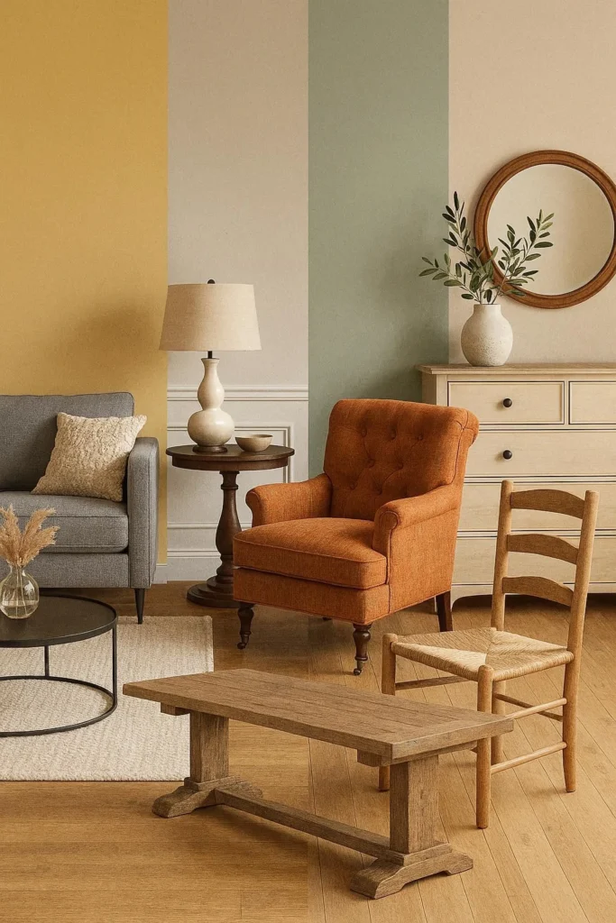 Match Paint Color With Furniture Style