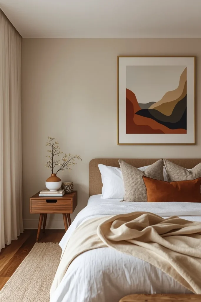 Match Art Style with Bedroom Aesthetic