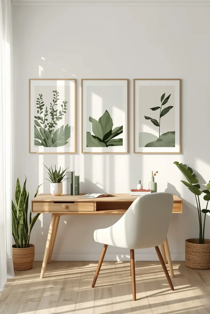 Nature-Inspired Printable Wall Art for Mental Balance
