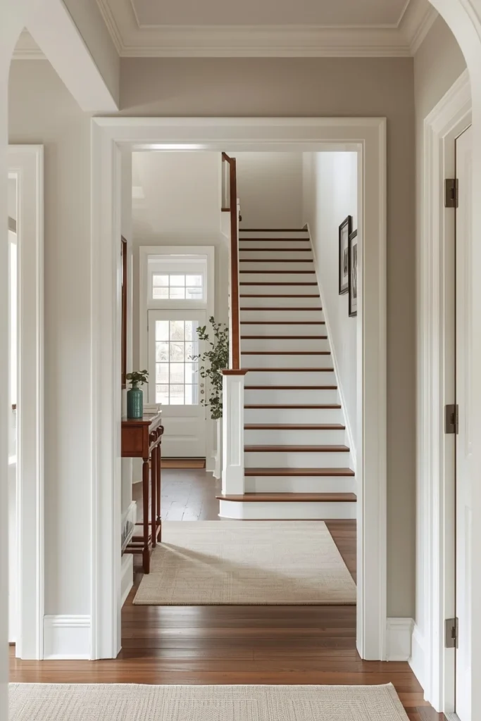Best Paint Colors for Entryways with Stairs