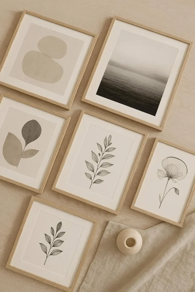 Selecting Artwork for a Scandinavian Style Gallery Wall