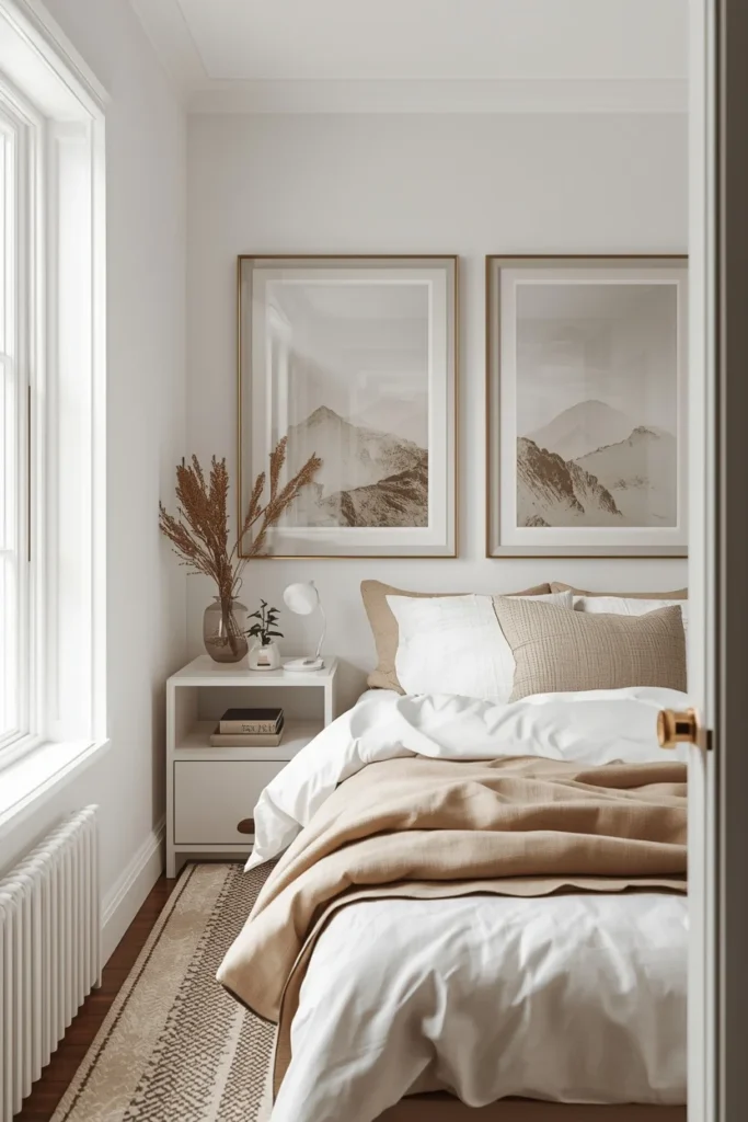 Statement Wall Art for Small Bedrooms