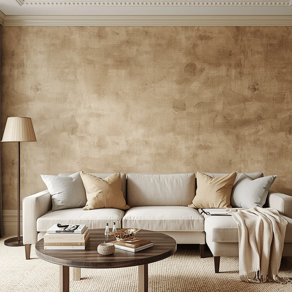 Textured Wallpaper That Mimics Natural Materials