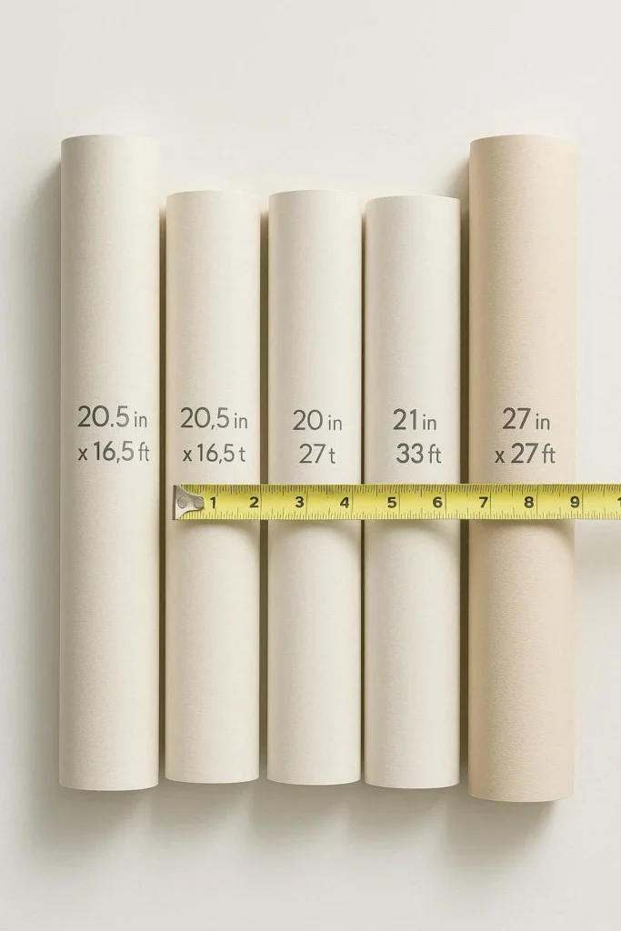 Understanding Wallpaper Roll Sizes