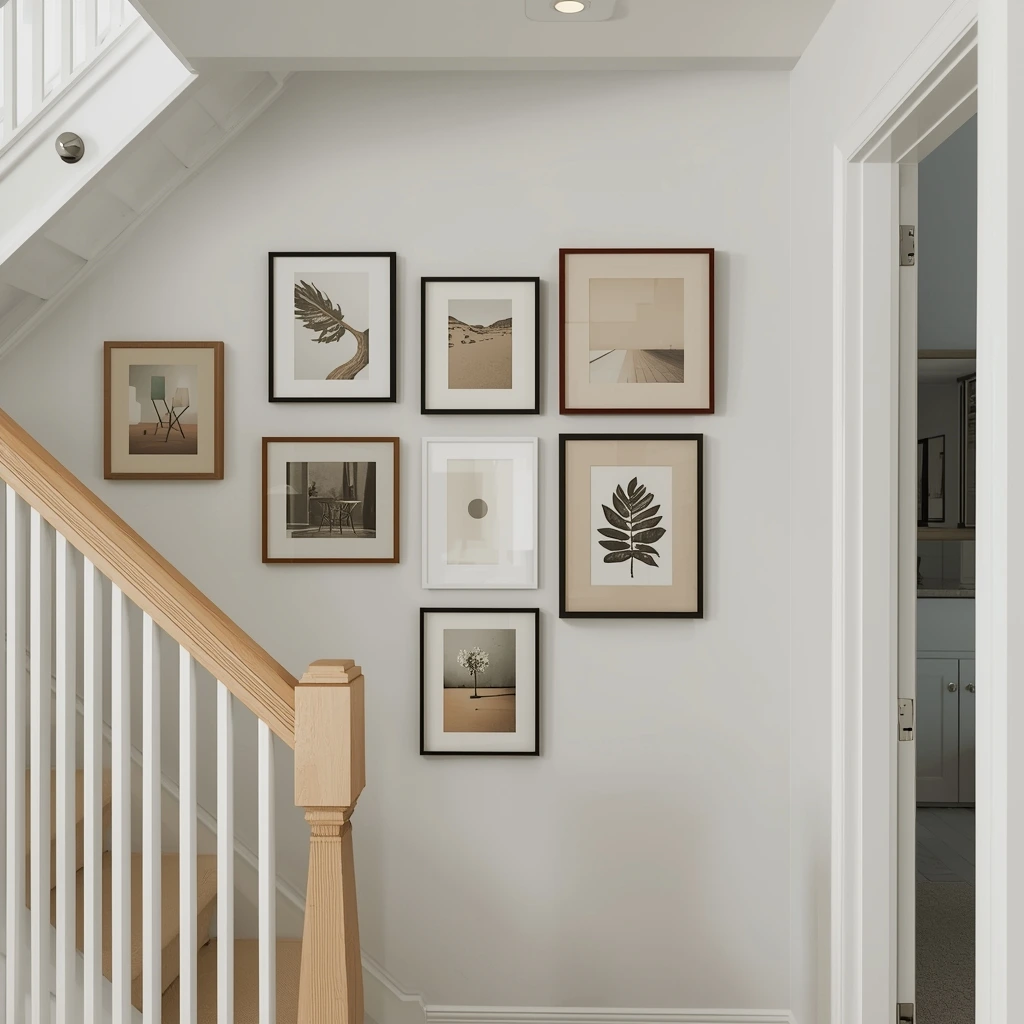 Using Under the Stairs Wall Space Wisely