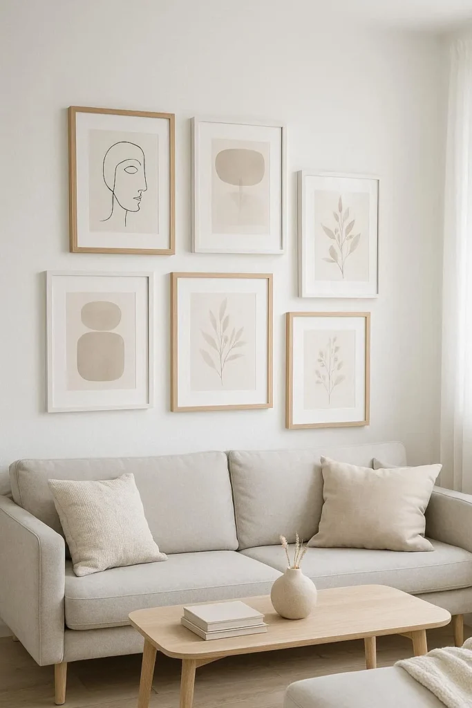 What Defines a Scandi Inspired Gallery Wall?